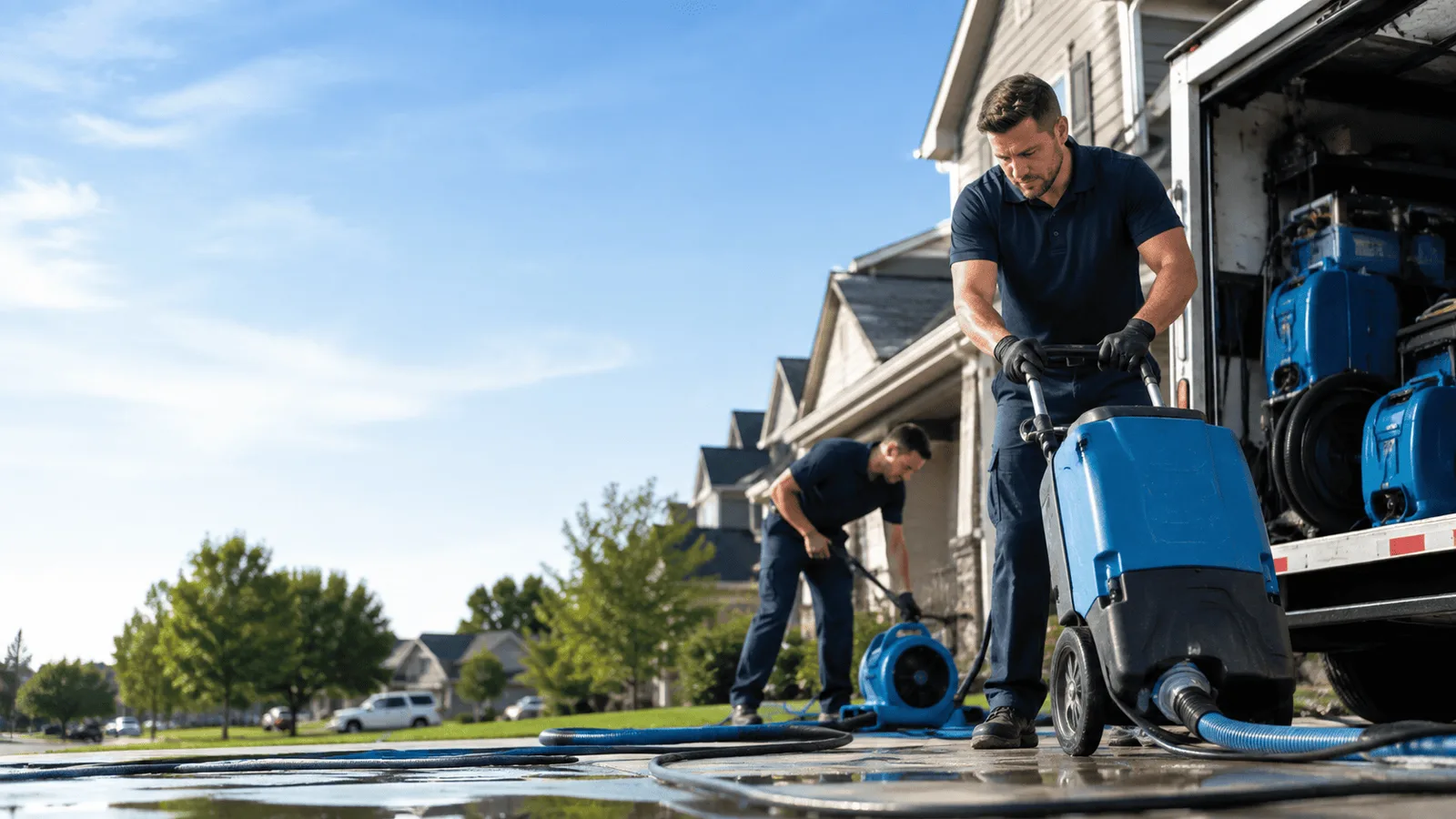 Dehumidification being performed in Shelter Island, NY